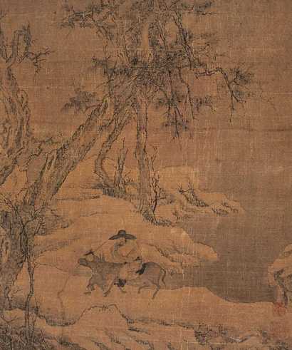 佚名 山水 镜心
